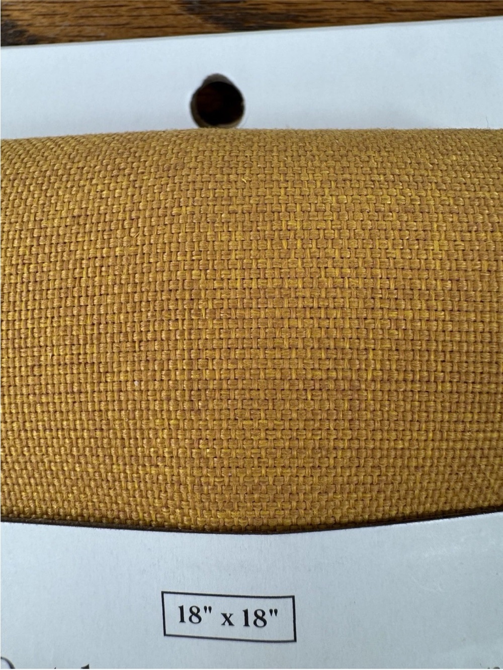 Threshold ~ Outdoor Pillow Cover ~
Gold ~ 18" × 18" ~ 100% Polyester ~ Pair - Picture 5 of 8
